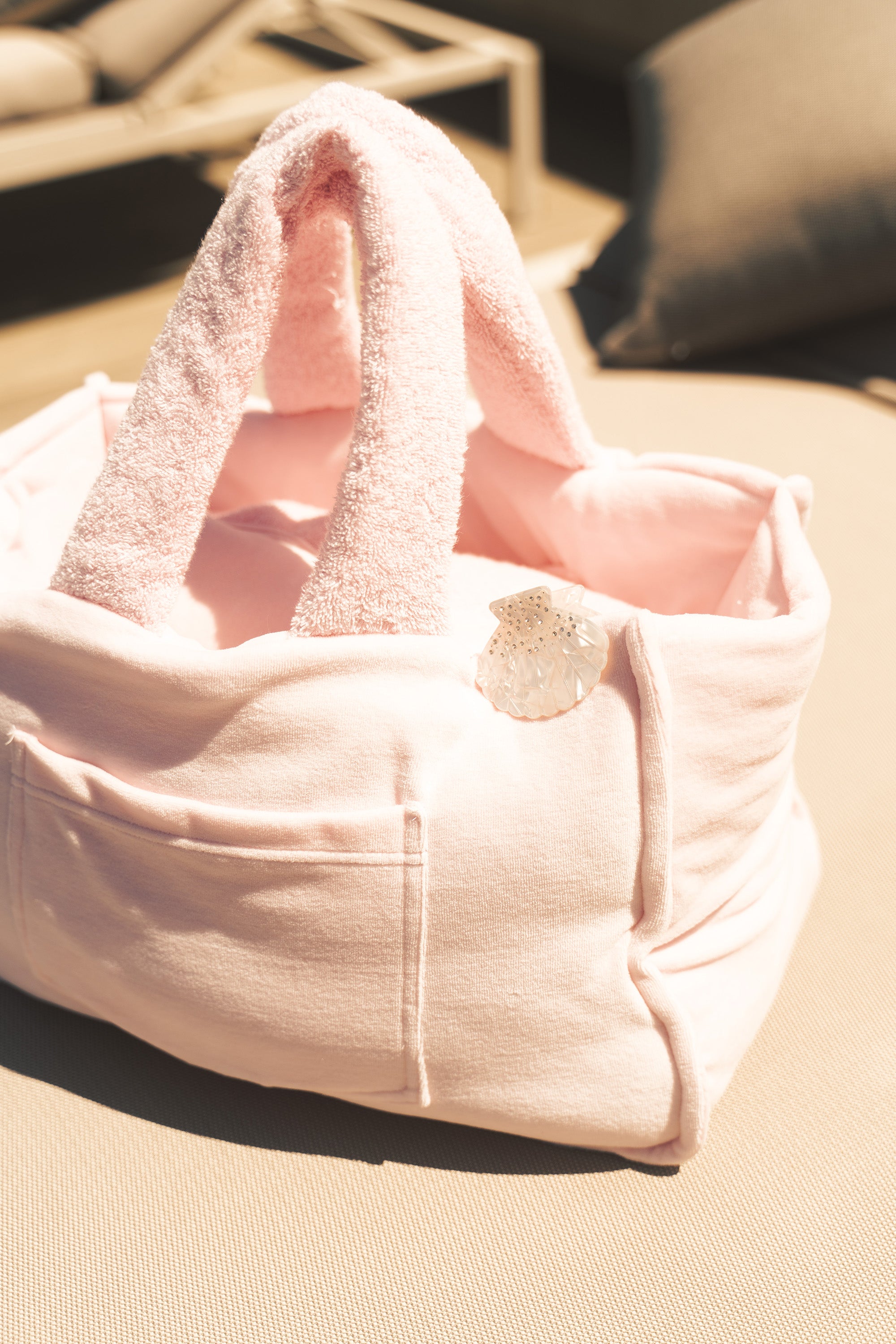Anmo tote / Baby pink