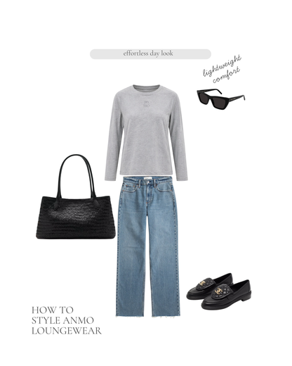 Anmo loungewear set — soft gray