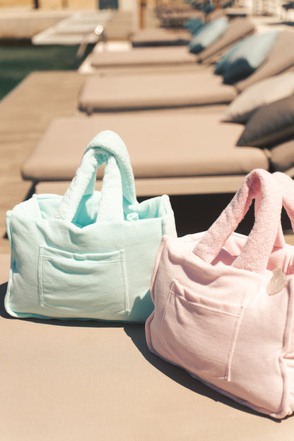 Anmo tote / tiffany blue