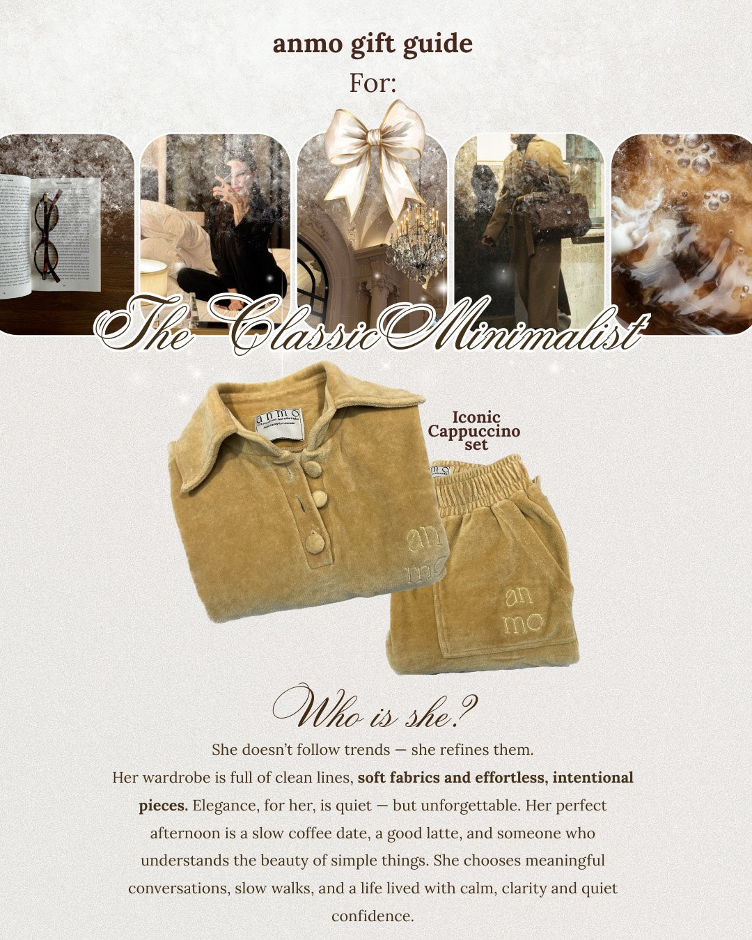 Iconic Cappuccino set for the classic minimalist