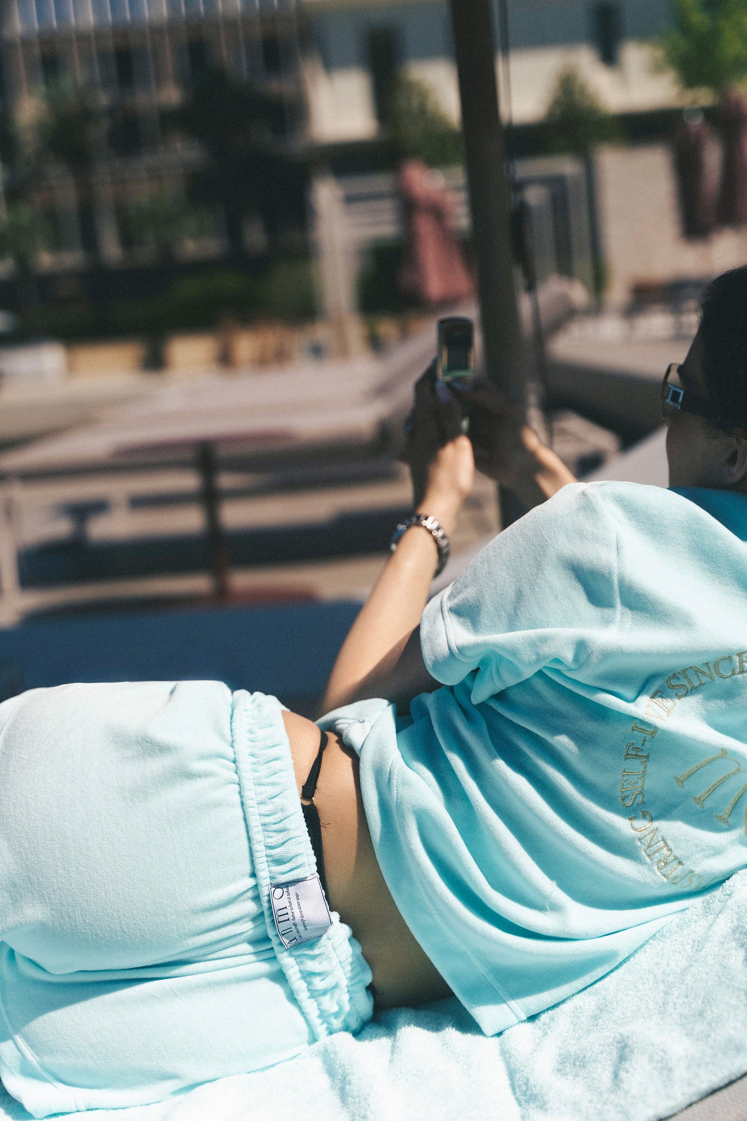 Iconic tiffany blue velvet set