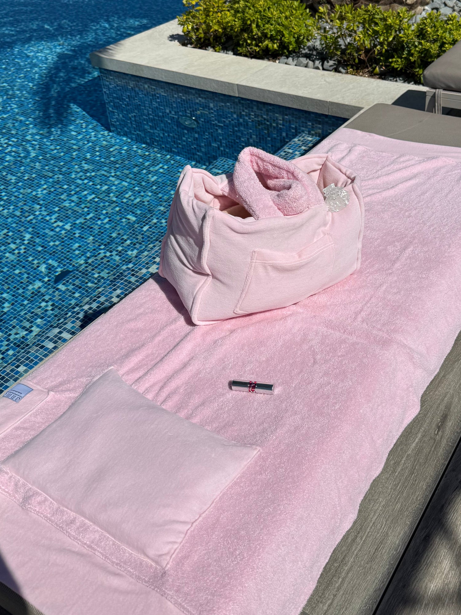 Anmo tote / Baby pink