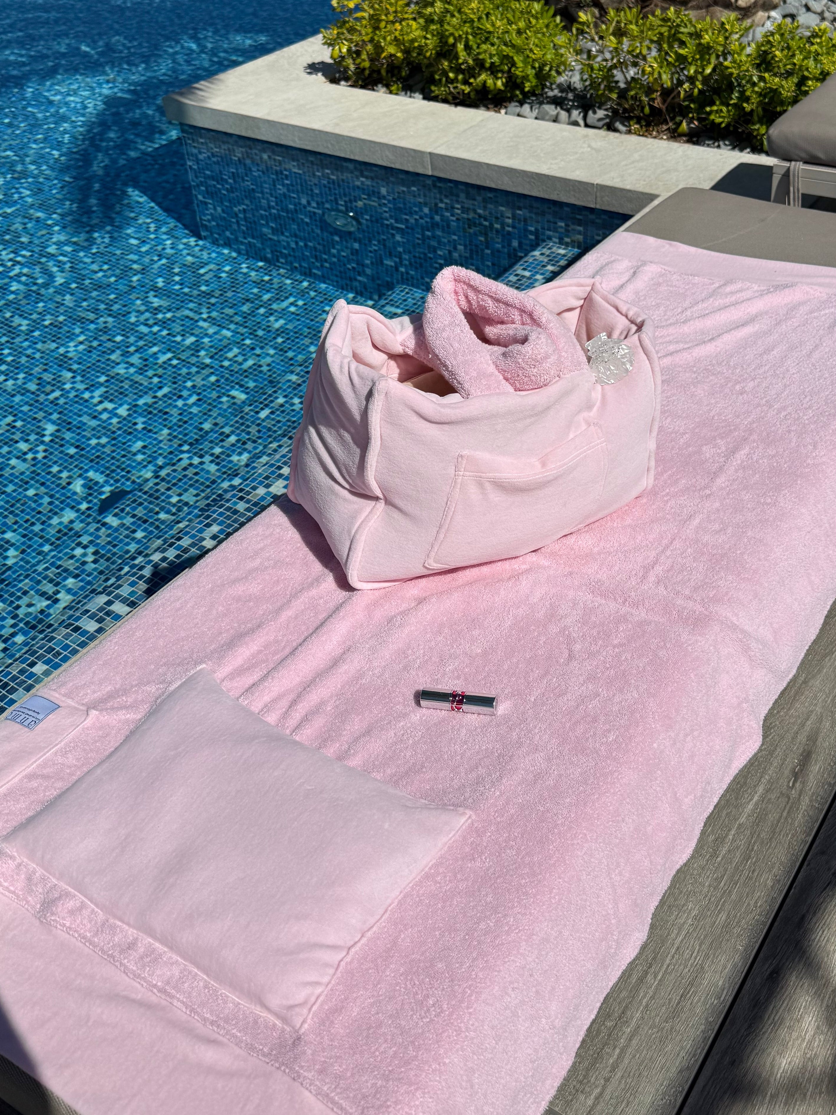 Anmo tote / Baby pink