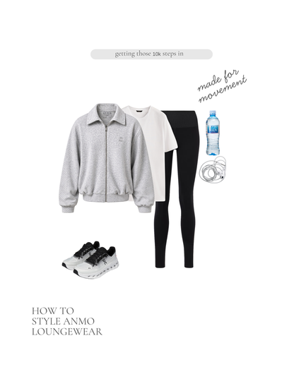 Anmo soft bomber — soft gray