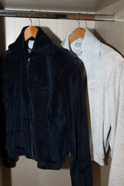 Anmo soft bomber — navy blue