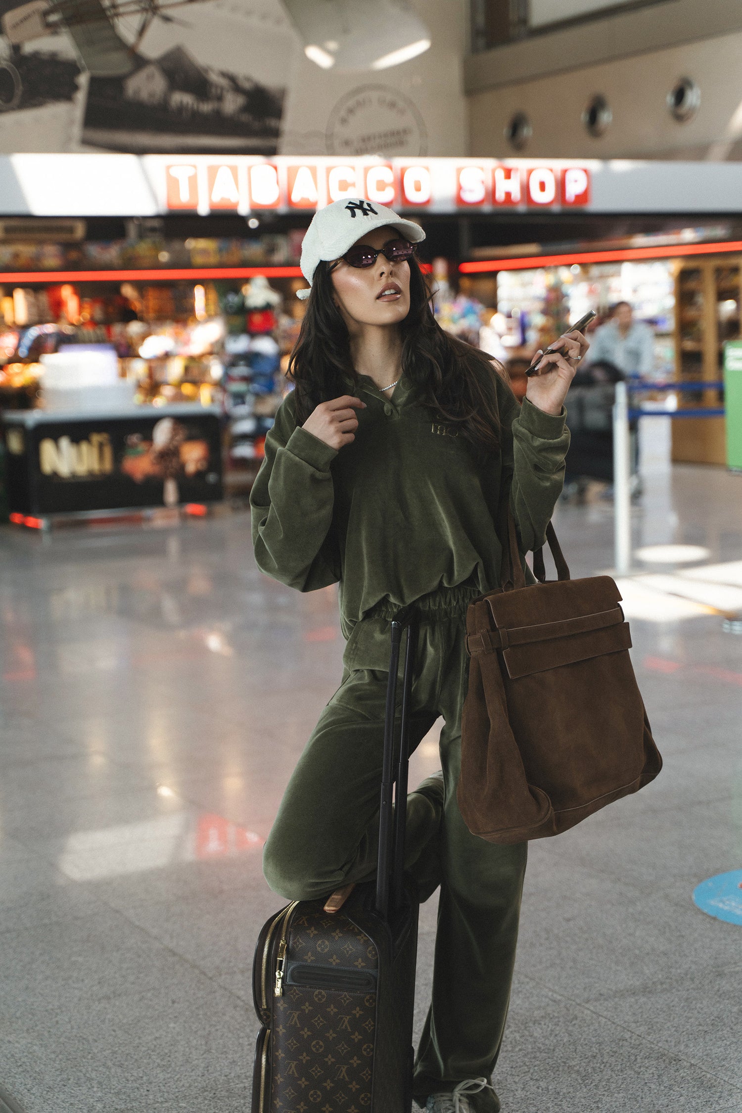 Iconic olive green set