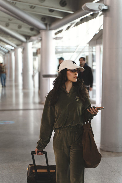 Iconic olive green set