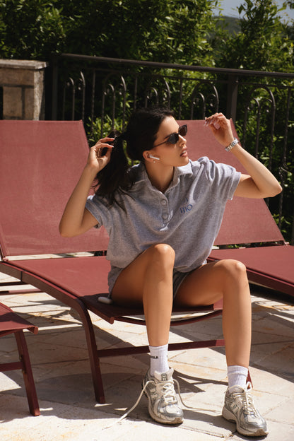 Grey polo set