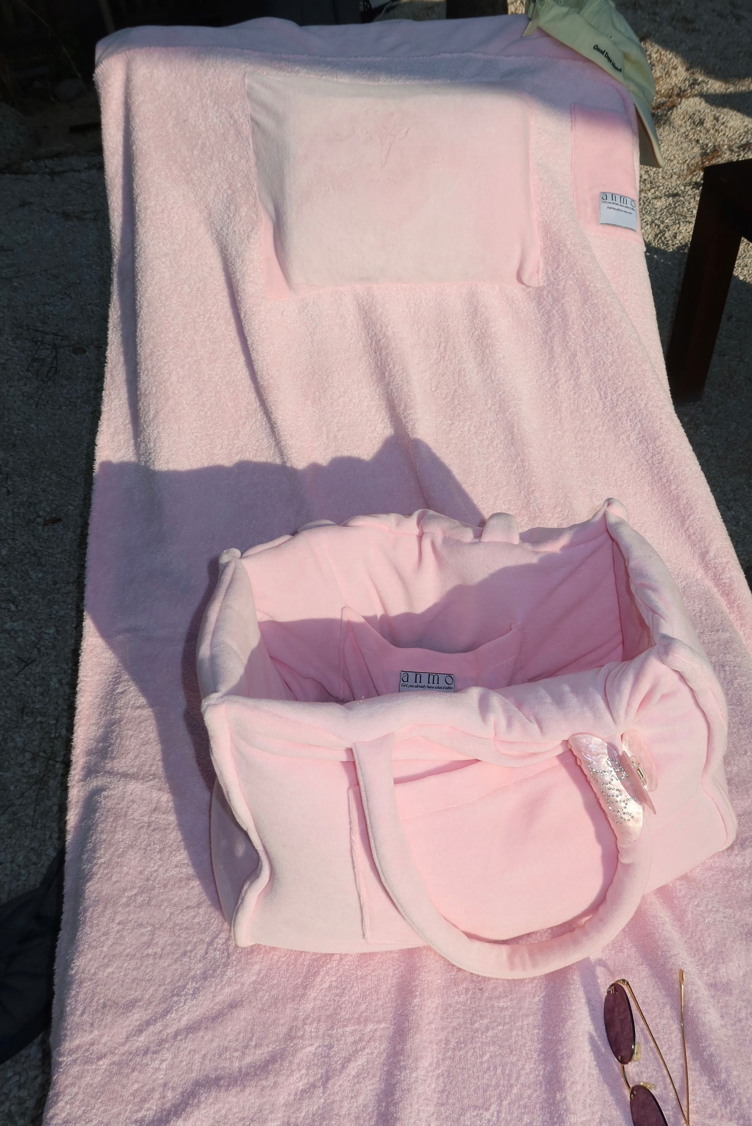 Anmo tote / Baby pink